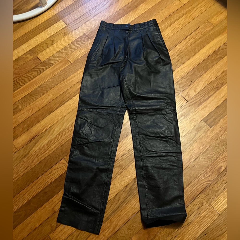 Vintage comint leather pants